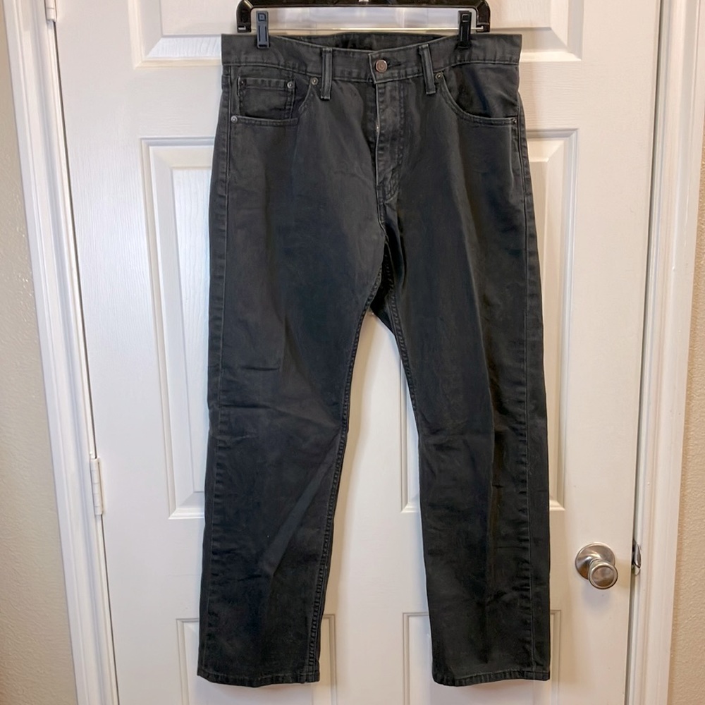 Men’s Levi’s 505 Gray Denim Jeans Size 33/30 Excellent Condition!